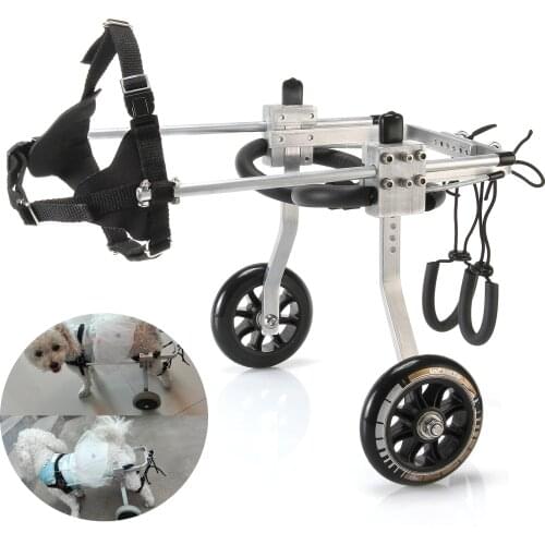 Pet Wheelchair / Paralyzed Pet Wheelchair / General Paralysis Dog Scooter / Disabled Dog Rehabilitation Wheelchchair S SIZE