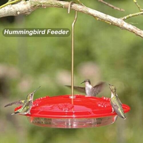 Hummingbird Feeder for Outdoors Leak-Proof Easy to Clean for Hummer Lovers with 5 Feeder Port C1