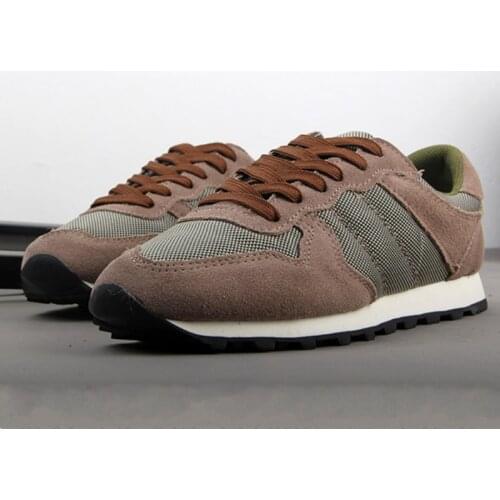 Spring Autumn Breathable Sport Shoes Men Patchwork Vintage Running Trainers Lace Up Fitness Jogging Sneakers Male Workout Shoes