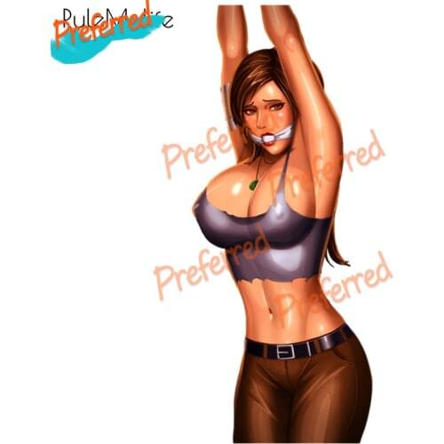 Hot Interesting Sexy Anime Female Superhero Personality Removable Colored Car Stickers Die-Cut Waterproof PVC