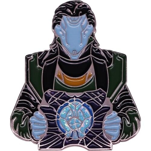 Loki Fanart Lapel Pin Warrior Badge Comics Movie Fans Flair Addition