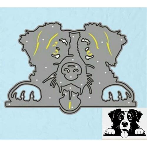 Fashion Metal Cutting Dies Dog Cutting Stencil DIY Scrapbooking Card Paper Art Craft