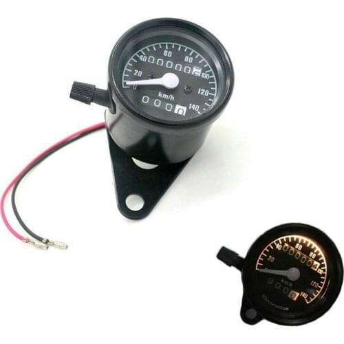 Motorcycle Speedometer Odometer Dual LED Backlight Night Readable Bike Speedometer Gauge Panel Motorcycle Odometer Instrument