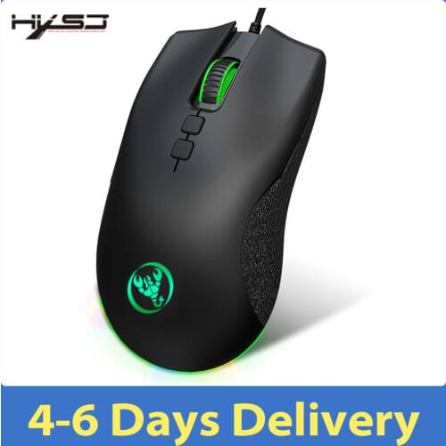 HXSJ A883 Four-level Adjustable DPI Wired Gaming Mouse 7 Buttons Gaming Mouse with Erogonomcic Design for Dsektop Laptop