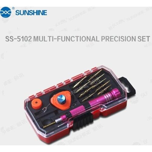 SUNSHINE Precision Screwdriver Set 10 in 1 Hex Torx Repair Tool Set Kit Open Hand Tool Screwdriver Set For Phones Tables SS-5102