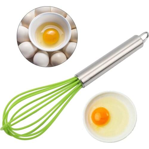 New 1PCS Silicone Egg Beaters Kitchen Tools Hand Egg Mixer Cooking Foamer Cook Blender Egg Tool -25