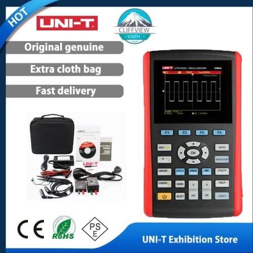 UNI-T UTD1025CL 3.5" Scopemeter Handheld Digital Color LCD Storage 25MHz Mini USB Oscilloscopes 1CH 25MHZ Scope meter