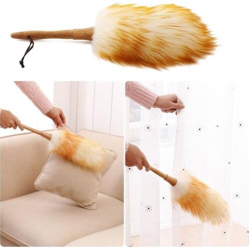 Household Cleaning Duster Brush Lambswool Hand Dust Cleaner Anti Dusting Brush Home Air-condition Car Furniture Cleaning