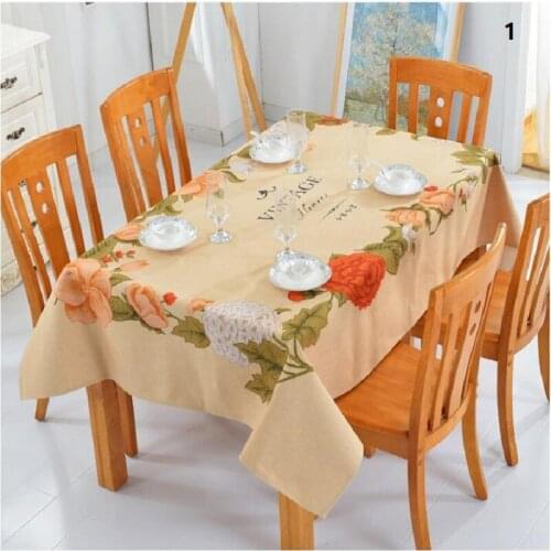 UBRUSH New tablecloth Five color Polyester table cover 100*140 cm For Home Hotel Europe Table Cloth