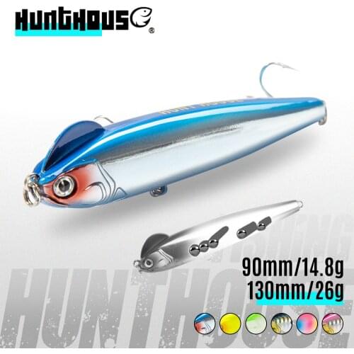 Sinking Pencil 130mm 26g t-shaped hunthouse Fishing Lure stickbait slow sinking pencil bait hard bait lures fishing for seabass