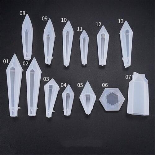 Assorted Shape Silicone Earring Necklace Pendant Mold For Resin Forms Crystal Epoxy Soap Mould Jewelry Making DIY Crafts Gifts