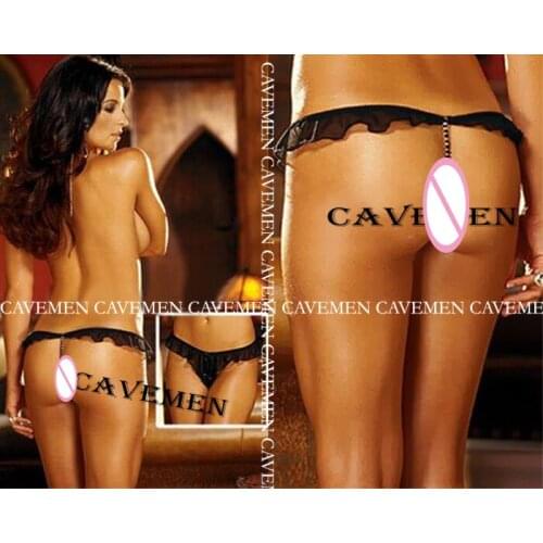 Pearl Black and white Lace * 822 *Ladies Thongs G-string Underwear Panties Briefs T-back Swimsuit Bikini Free Shipping