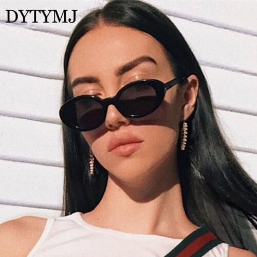 DYTYMJ Vintage Cat Eye Sunglasses Women 2021 Luxury Brand Designer Sunglasses Women High Quality Oval Glasses Gafas De Sol Mujer