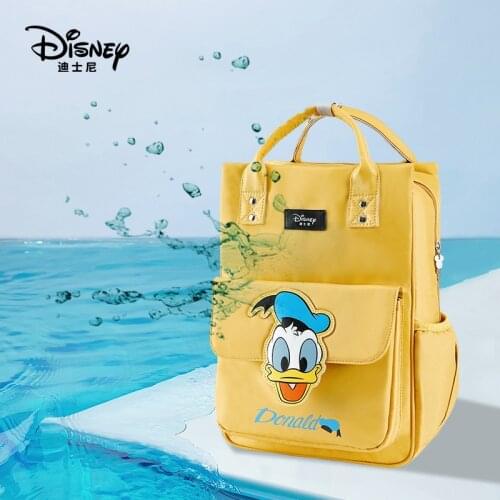 Disney Mickey Mouse Woman Backpack Large Capacity Donald Duck Mummy Bag Cartoon Minnie Shoulder Handbag Cute Daisy Diaper Bags