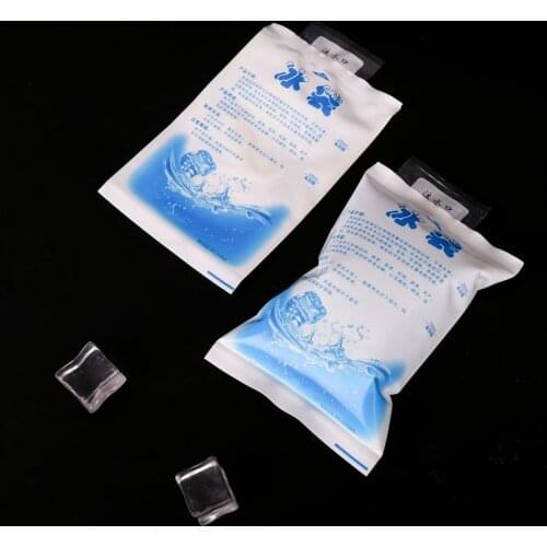 5PCS/Lot Reusable Gel Ice Bag Insulated Dry Cold Ice Pack Gel Cooler Bag for Food Fresh Food Ice Bag Cans Wine Fast Delivery