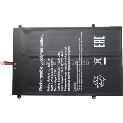 Laptop Battery For Prestigio For Smartbook 141 C3 PSB141C03 PSB141C03BFH_DG PSB141C03BGH_DG GSP3685104 3.7V 8000mAh 29.6Wh 5PIN