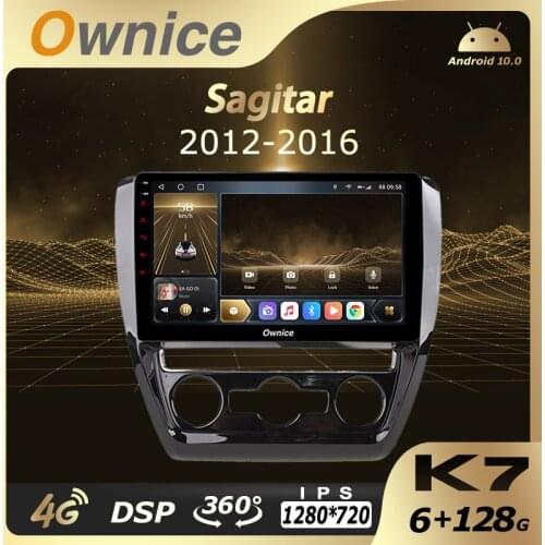 6G+128G Ownice Android 10.0 Car Multimedia Radio for VW Sagitar 2012 - 2016 2Din GPS Audio unit 4G LTE 360 Quick Charge 1280*720