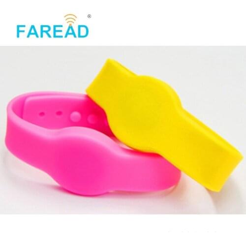 Free shipping 125khz TK4100 chip swimming pool, cooling store, Sauna bath center, supermarket Wristband RFID bracelet