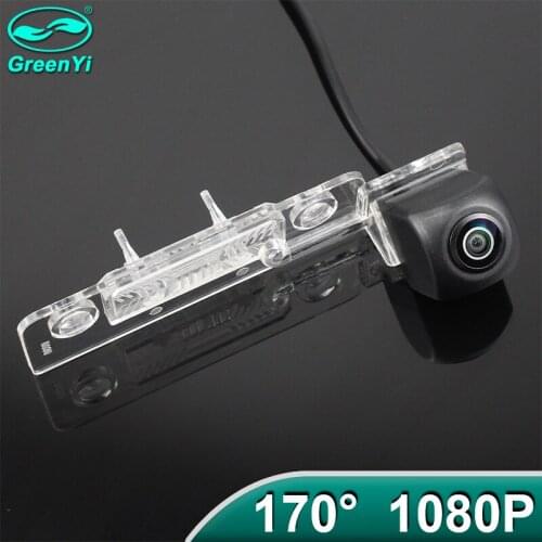 GreenYi 170 Degree AHD 1920x1080P Special Vehicle Rear View Camera for Skoda Octavia 2009 2010 2011 2012 2013 2014 Car