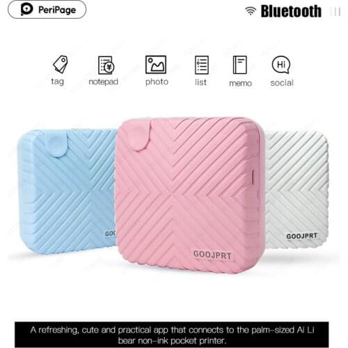 Pocket Bluetooth Mini Gift For Mobile Phone Android Wireless Thermal Printing Portable USB Connection Photo Printer