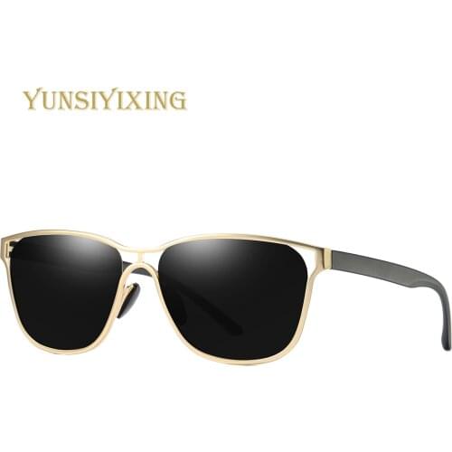 YUNSIYIXING Classic Polarized Men Sunglasses Brand Design Fashion Frame Sun Glasses Coating Mirror Men Driving Eyewear 0975