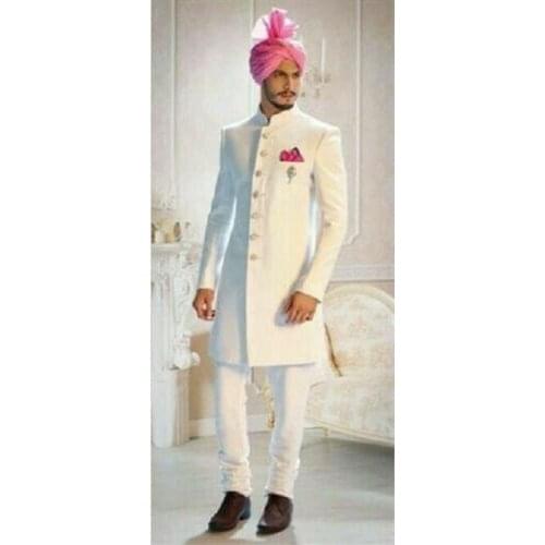 Classic mens suit Indian traditional wedding mens dress long jacket pants graduation party formal suit terno masculin 2 pieces