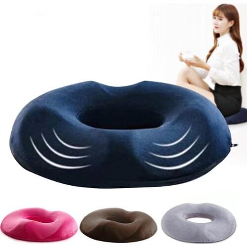 Comfort Donuts Seat Cushion Sofa Hemorrhoid Memory Foam Anti Hemorrhoid Massage Tailbone Pillow Home Car Office Seat Cushion New
