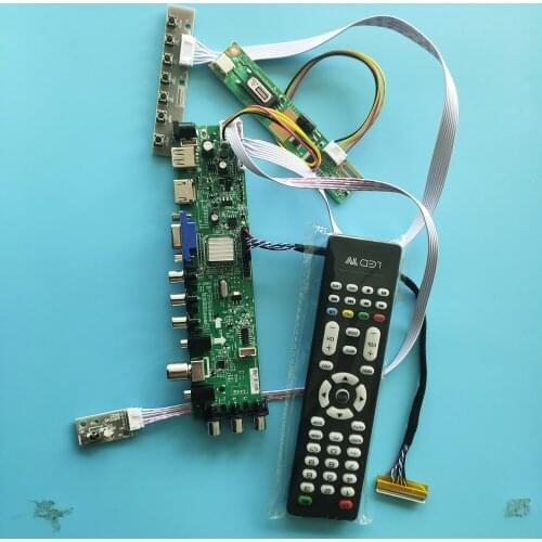 Kit For LM215WF3-SLA1 remote TV Controller board 21.5" 30pin DVB-C DVB-T 1920X1080 HDMI VGA 1 CCFL Digital USB AV LCD Panel