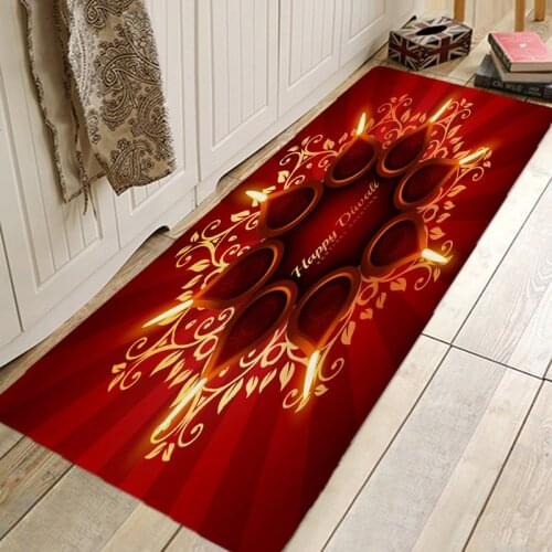 Bohemian Ethnic Style Pattern Hallway Carpets Kitchen Entrance Door Mat Anti-Slip Floor Rug Bathroom Area Hallway Free Shipping
