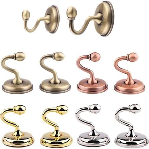 Curtain coat hook hook accessories zinc alloy wall hook wall hook 5 Pair