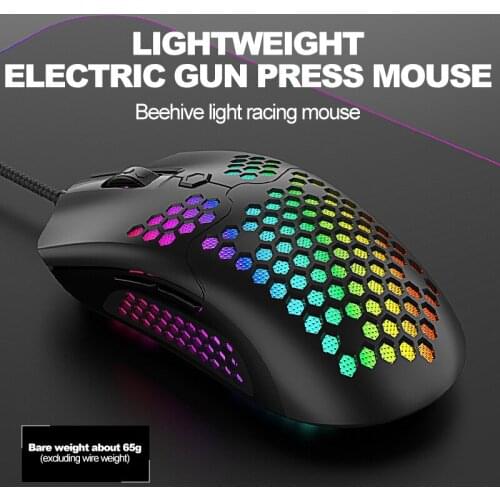 M5 Wasp Light Weight Wired Engrave Caving Game Mouse Esports Eat Chicken OFFICE USB Wired Photoelectric Silent Professional