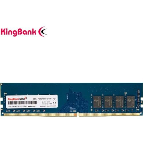 Kingbank RAMS DDR4 8gb 2666mhz 4gb Desktop Memory with Heat udimm 2133mhz 2400mhz PC RAM 1.2V New Dimm desktop memoria rams