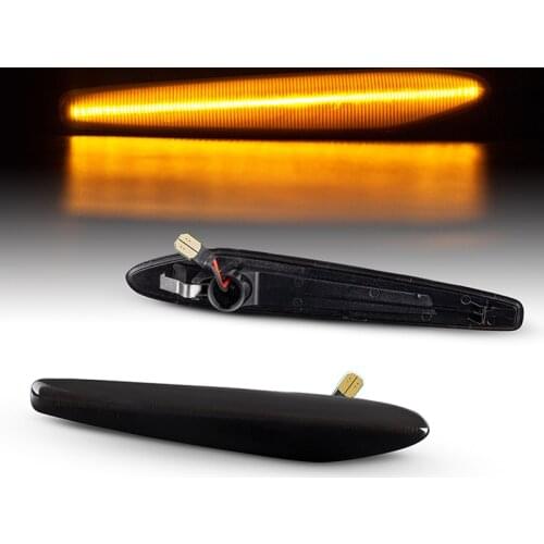 2Pcs No Dynamic Amber LED Side Marker Turn Signal Light ForAlfa Romeo 159 typ 939 2005-2010 Boera typ 939 2005 Canbus Error Free