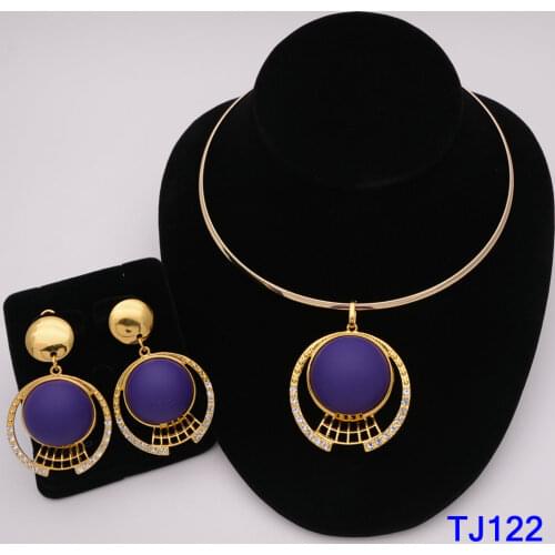 Nigerian Wedding African Beads Jewelry Sets Crystal Necklace Sets Silver Color Jewelry Set Wedding Accessories Party