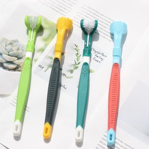 New Pet Toothbrush Grooming Tool Chihuahua Dog Brush Addition Bad Breath Tartar Teeth Care Dog Cat Cleaning Mouth Drop Ship Shop