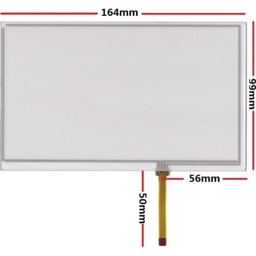 New 7-inch touch screen LCD car DVD GPS navigator HSD070IDW1 D00 E11 handwriting external screen 165*100MM