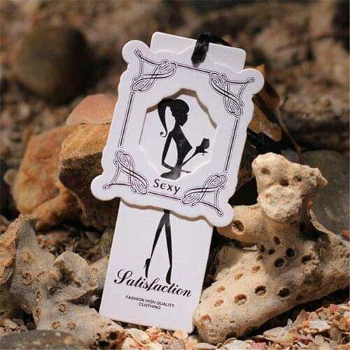 OEM custom logo brand garment clothing printed paper price hang tag tags for clothing clothes printing swing luggage labels tags