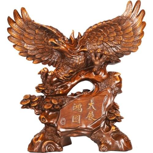 Great Ambitions, Eagle Decorations, Lucky Fortune Business Opening Desk Wine Cabinet Gifts Figurines Miniatures Ornaments