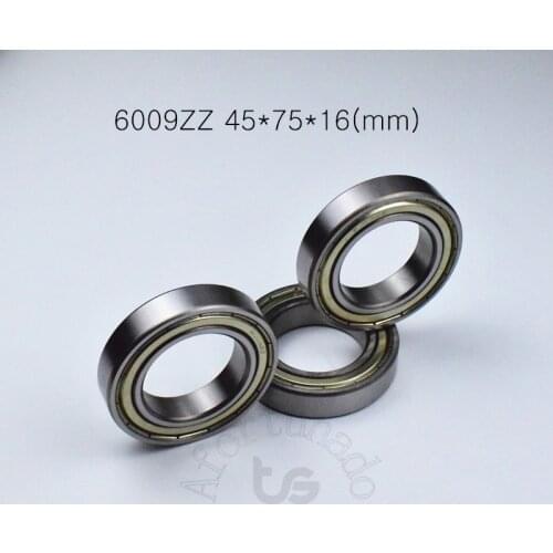 6009ZZ 45*75*16mm 1Piece bearing 6009 6009ZZ chrome steel deep groove bearing