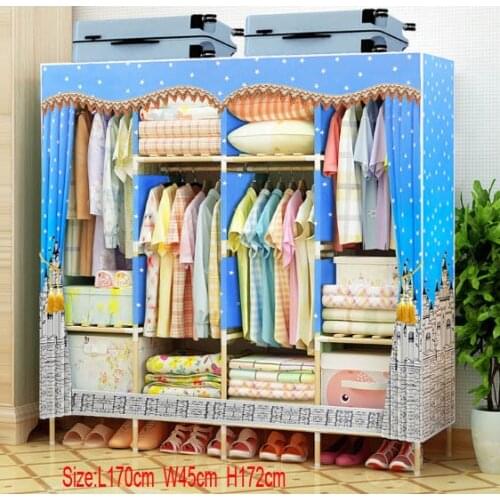 Factory Price Solid Wood Wardrobe length 170 cm