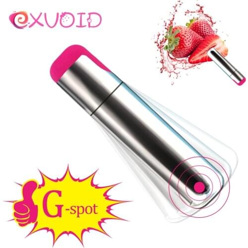 EXVOID 10 Speed Bullet Vibrator Sex Shop Clitoris Stimulator Sex Toys for Women G-spot Massager USB Charging Vibrator Lipstick