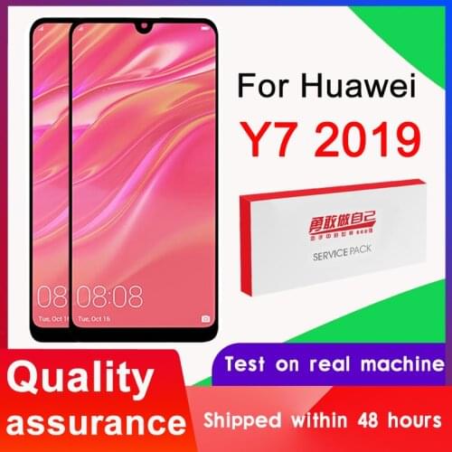 Tested 6.26'' Replacement For Huawei Y7 2019 LCD DUB-LX3 DUB-L23 DUB-LX1 Display Touch Screen Digitizer Assembly Mobile Screen