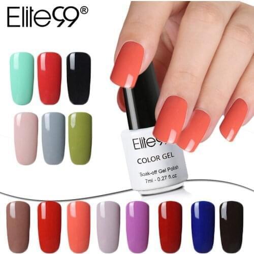 Elite99 7ml 3 in 1 UV Gel Soak Off UV One Step Nail Gel Polish No Need Top Base Coat For Nails Art Vernis Semi Permanent