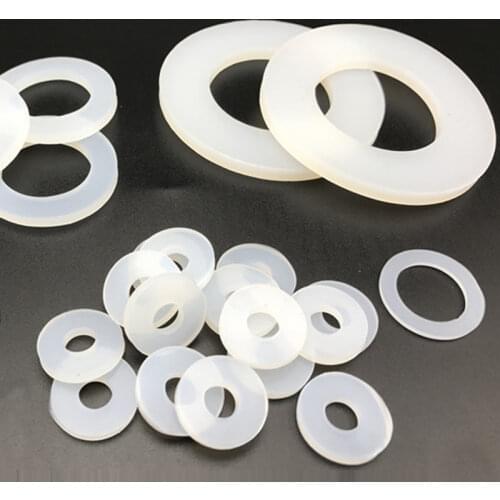 1/5/10/20 Pieces Silicone Washer Gaskets Rubber Seal O-rings Water Heater Seals Corrugated Pipe Flat Gasket 6x12x2mm 8x16x2mm