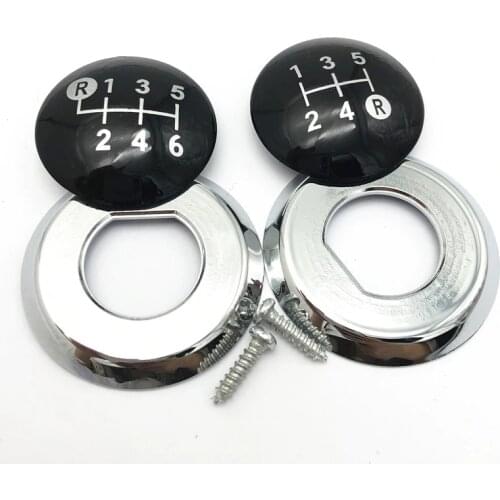 MT Gear Shift Knob Lever Top Cover Emblem Cap for TOYOTA Corolla 1.8MT 2007-2013 / RAV4 AVENSIS YARIS D4D URBAN ALTIS SCION