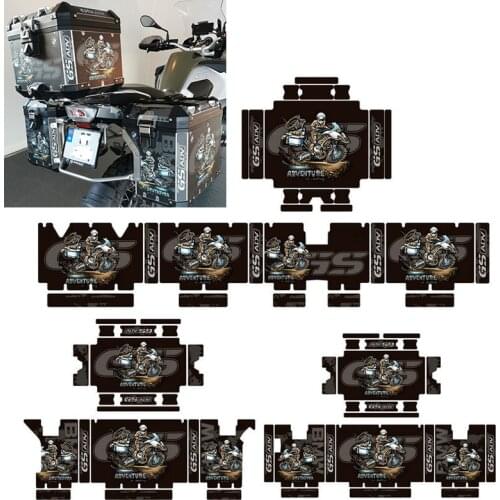 Motorcycle Aluminum Alloy Box Waterproof Wear-Resistant Reflective Sticker For BMW R1200GS R 1200 GS Adv R1250GS LC Adventure