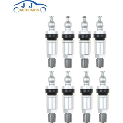 YPTJJQZ 8 PCS TPMS Tire Valve for General Iron Steel Mate Tubeless Valve for Tyre Pressure Monitoring System Sensor Repair kit