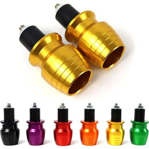 Motorcycle Handle Bar End Weight Handlebar Grips Cap Anti Vibration Silder Plug For Yamaha Kawasaki Honda Dirt Bike Parts