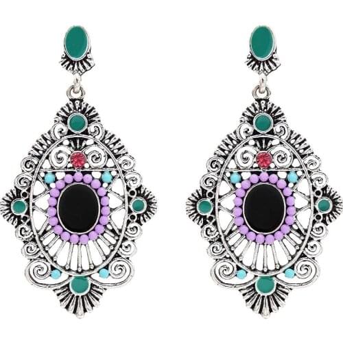 Indian Egypt Vintage Bells Drop Earrings For Women Gold Alloy Ethnic Female Statement Earring Fashion Ear Jewelry Brincos