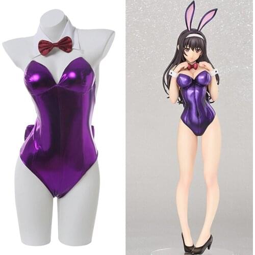 Anime To Love Ru Eve Golden Darkness Cosplay Costume Halloween Party Bunny Girl Megumi Kato Sexy Jumpsuit For Women Clothes C129